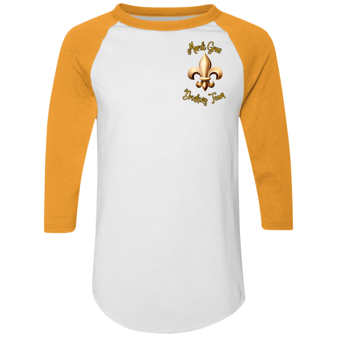 "Mardi Gras Drinking Team", Raglan Jersey