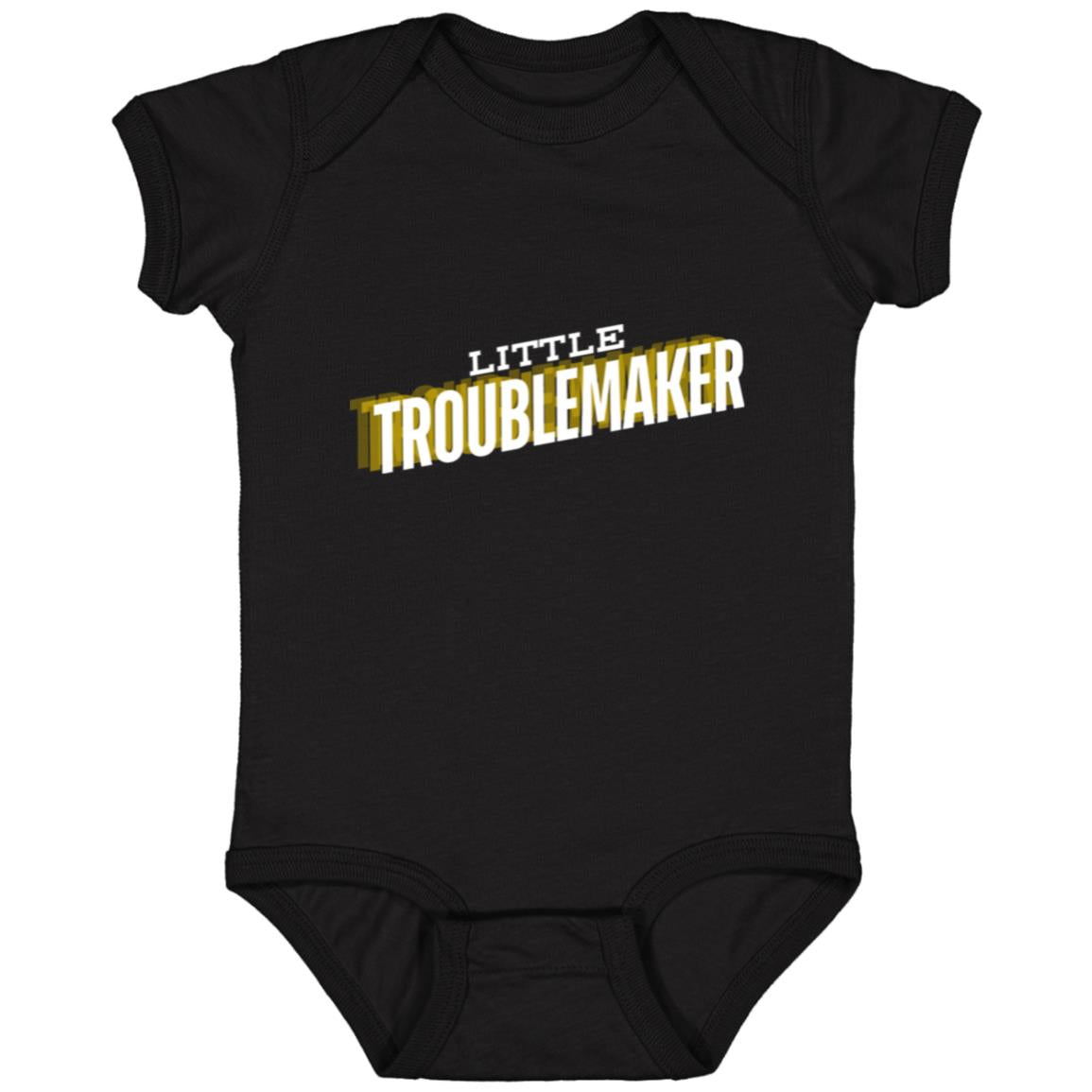 "Little Troublemaker", Infant Jersey Bodysuit