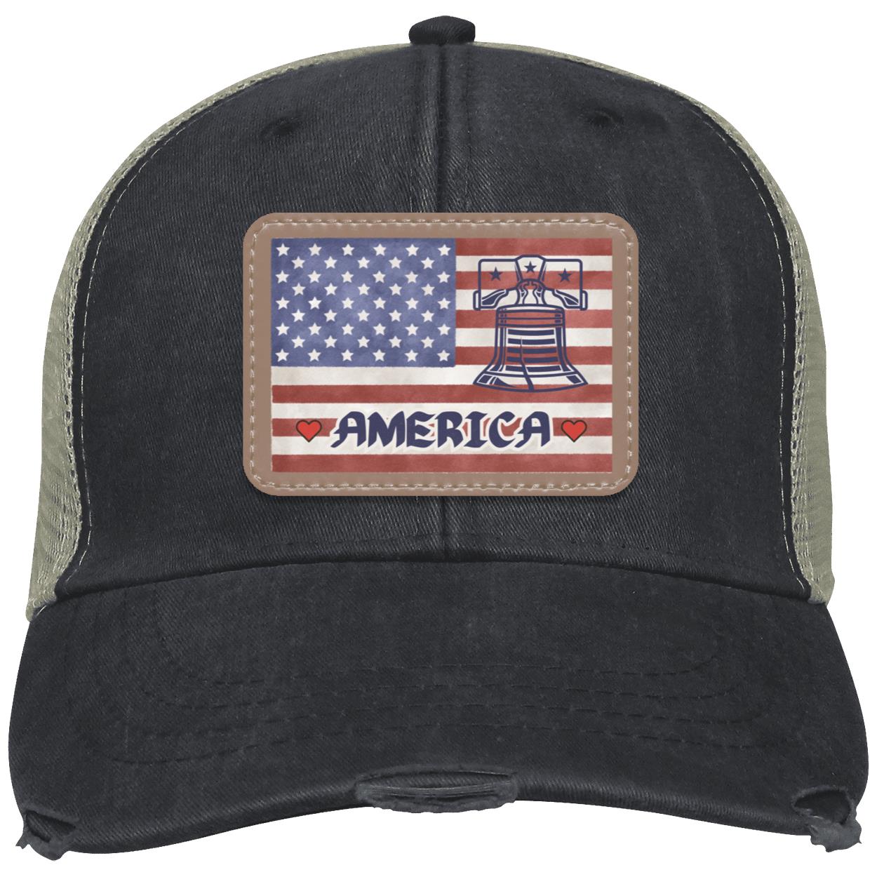 "Love America & Liberty", Distressed Ollie Cap