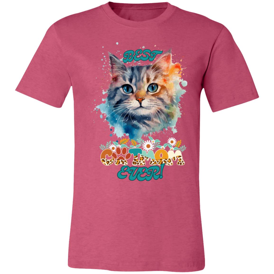 "BEST CAT MOM EVER!", Graffiti Style T-Shirt