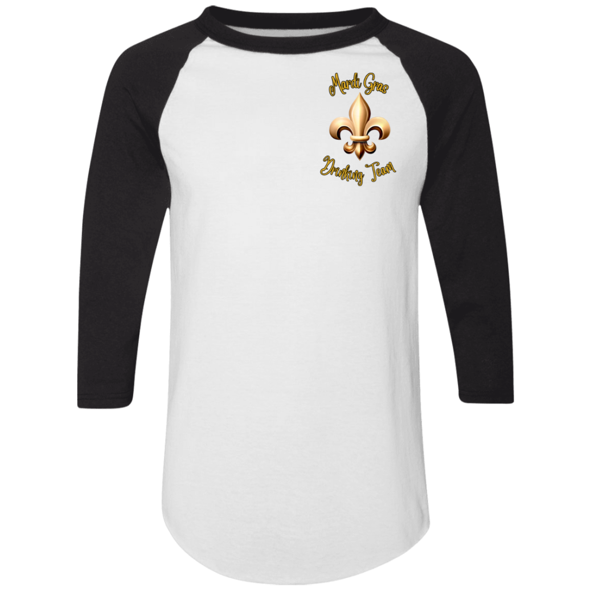 "Mardi Gras Drinking Team", Raglan Jersey
