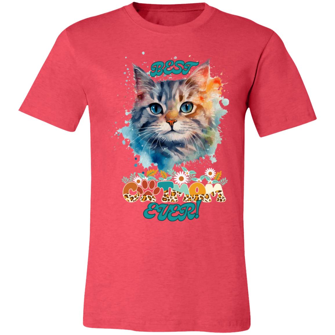"BEST CAT MOM EVER!", Graffiti Style T-Shirt