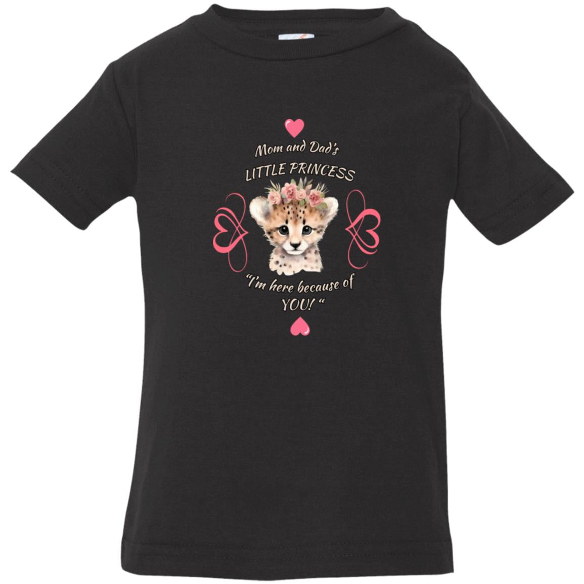 "Mom and Dad's Little Princess", Infant Jersey T-Shirt