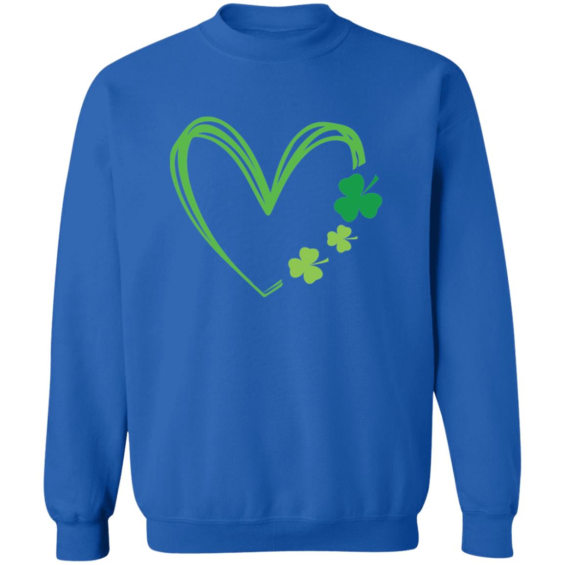 "Clover Heart" Pullover Crewneck Sweatshirt