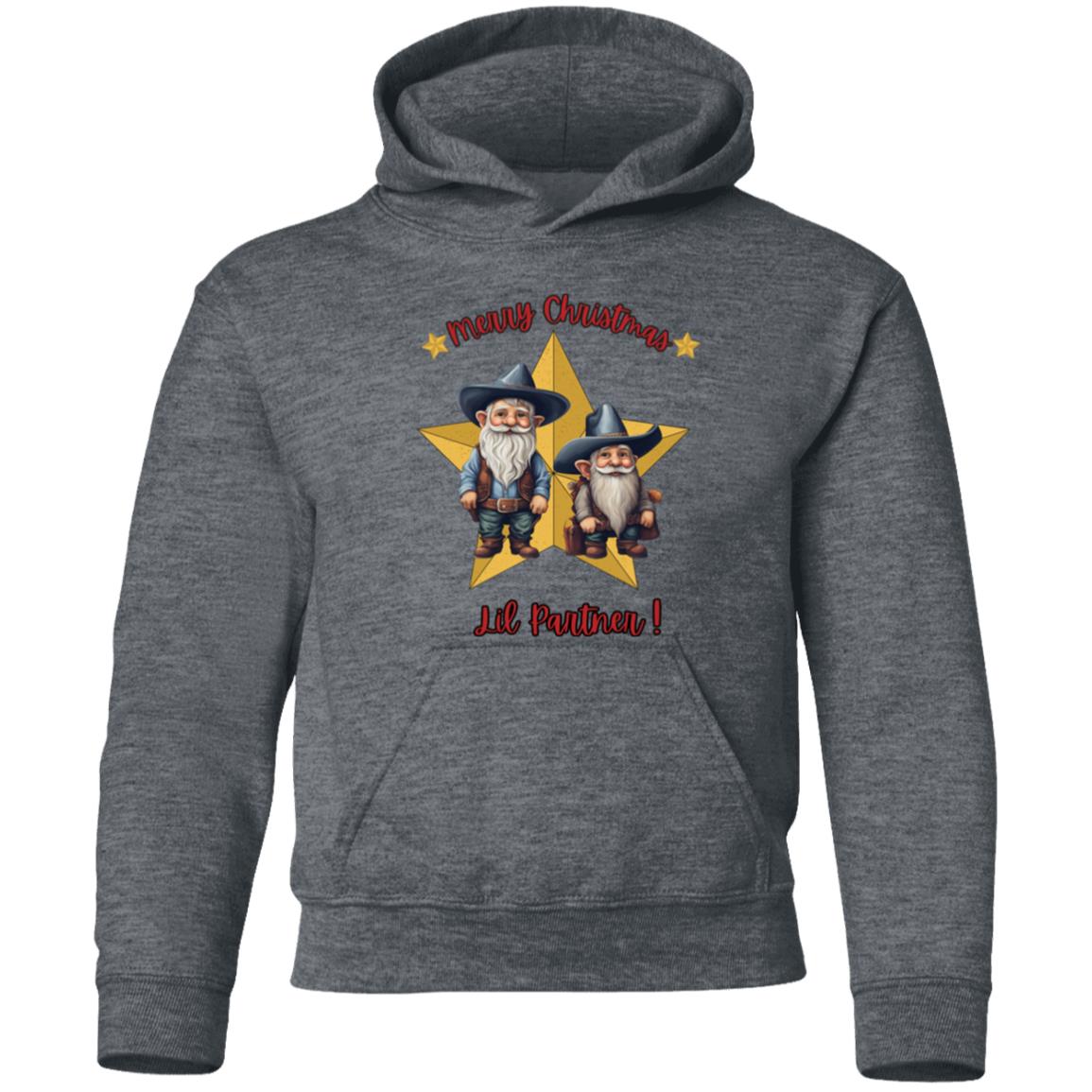 "Merry Christmas Lil Partner" Youth/Childrens Pullover Hoodie