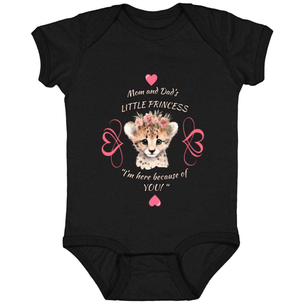 "Mom and Dad's Little Princess", Infant Jersey Bodysuit