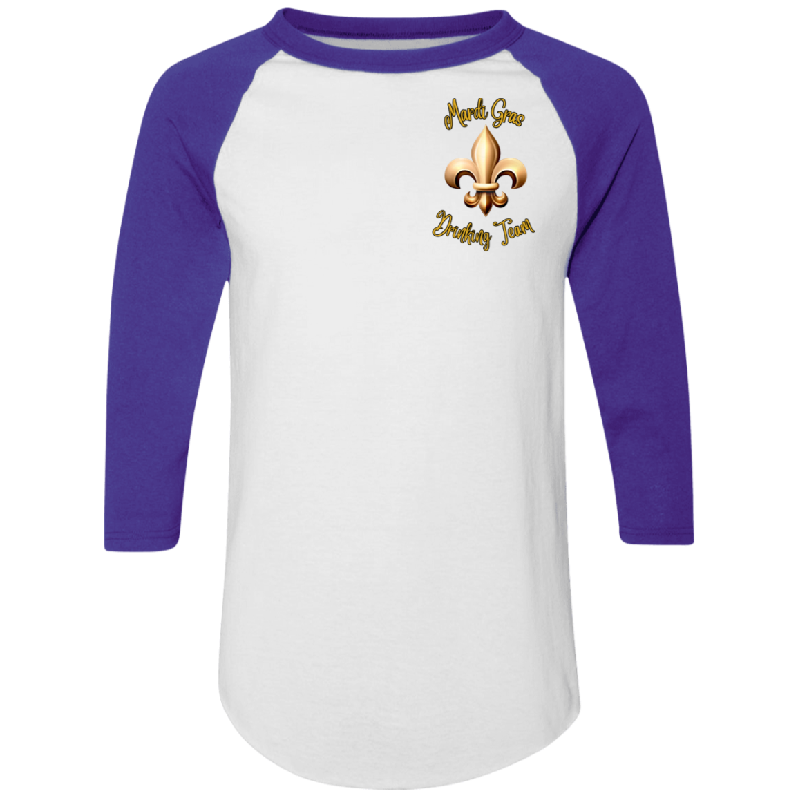 "Mardi Gras Drinking Team", Raglan Jersey