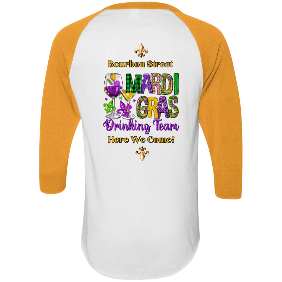 "Mardi Gras Drinking Team", Raglan Jersey