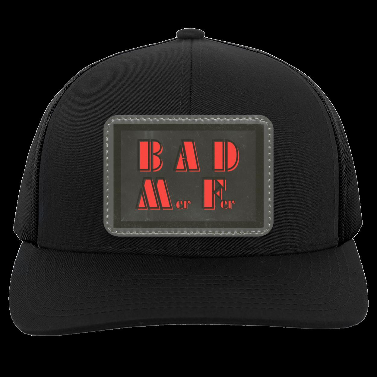 "BAD M-er F-er" Trucker "Snap Back" with Gray and Black Patch