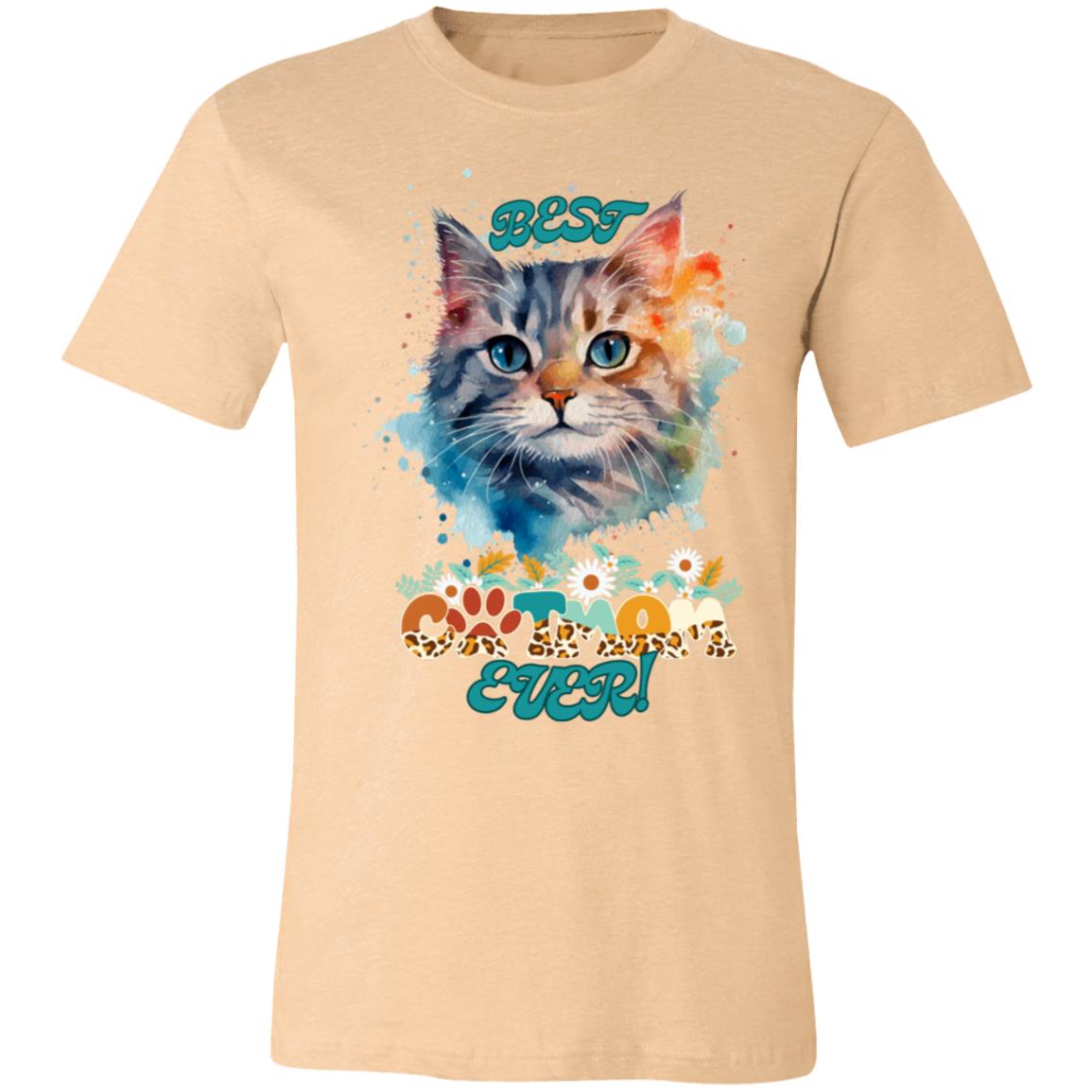 "BEST CAT MOM EVER!", Graffiti Style T-Shirt
