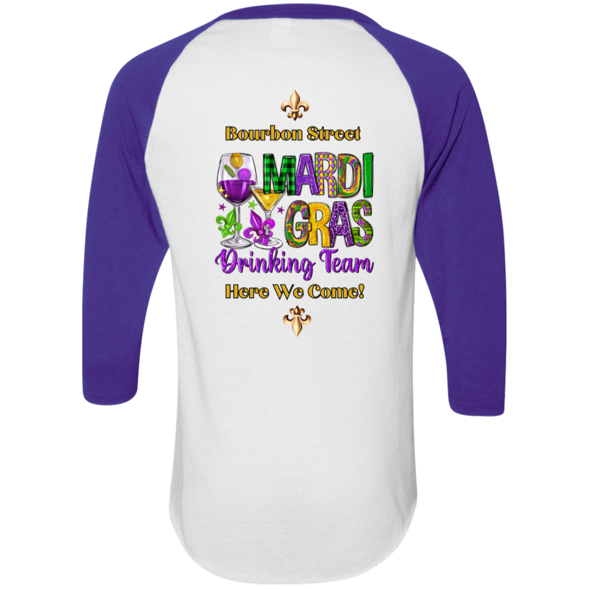 "Mardi Gras Drinking Team", Raglan Jersey