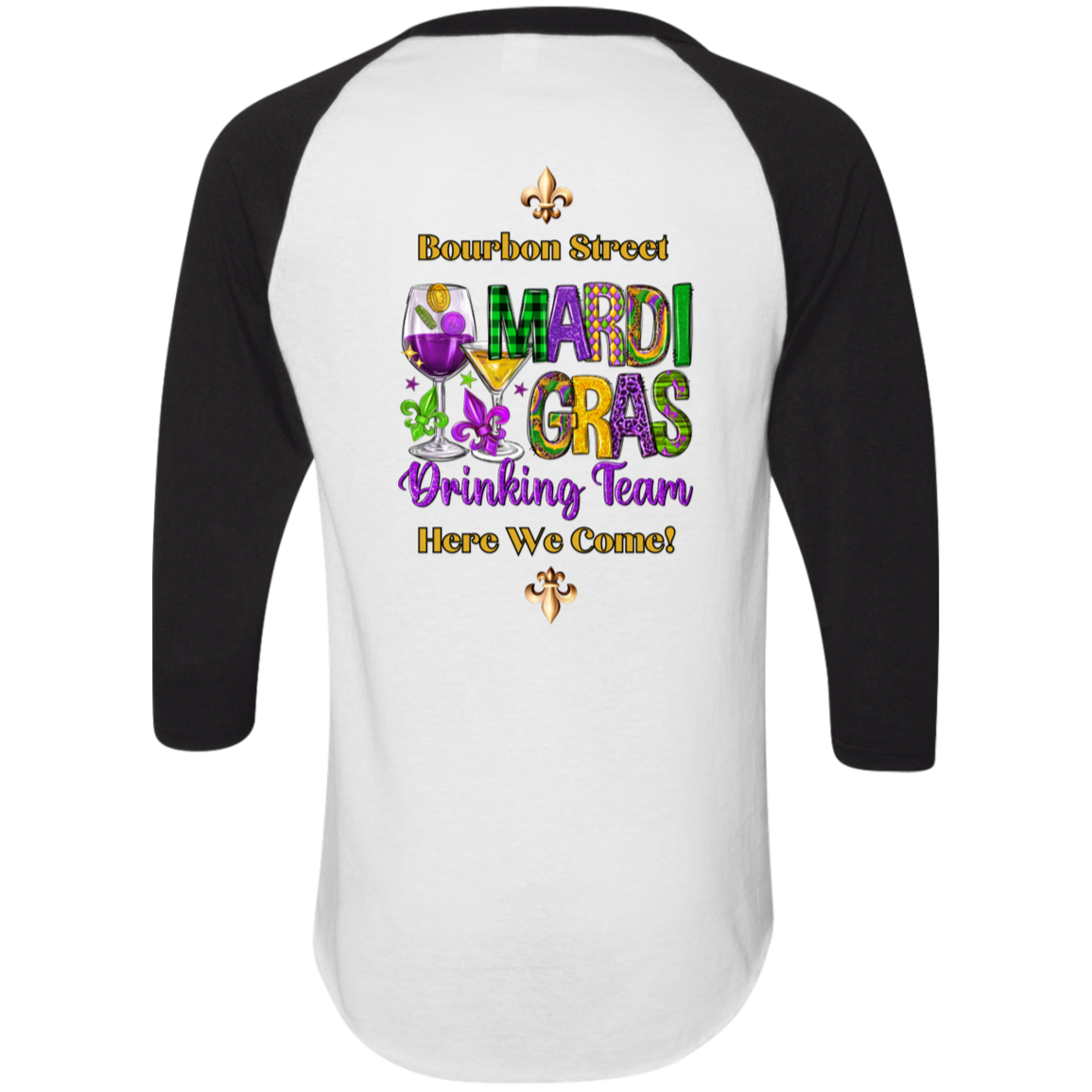 "Mardi Gras Drinking Team", Raglan Jersey