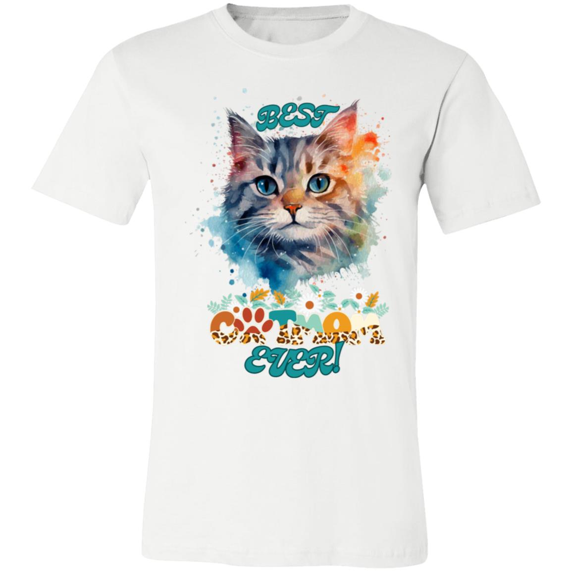 "BEST CAT MOM EVER!", Graffiti Style T-Shirt