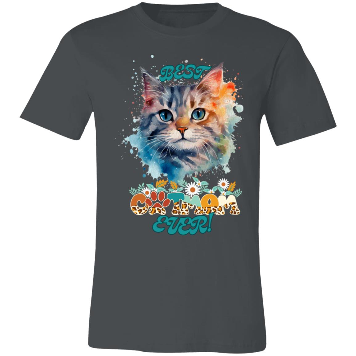 "BEST CAT MOM EVER!", Graffiti Style T-Shirt