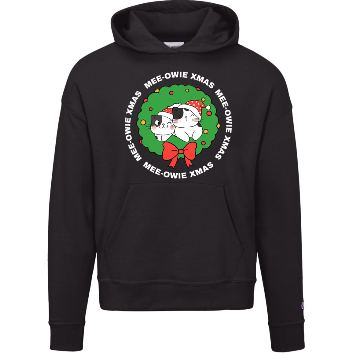 "MEE-OWIE XMAS" Champion Power Blend Adult Hoodie