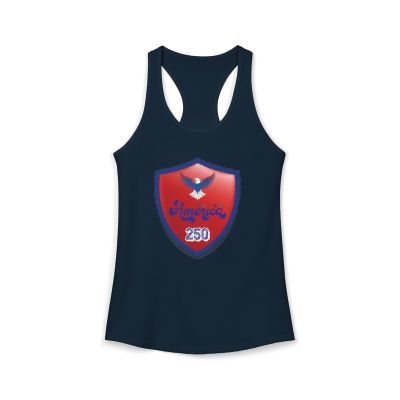 "America 250 Racerback" Tank — Women's Patriotic USA Anniversary Tank Top