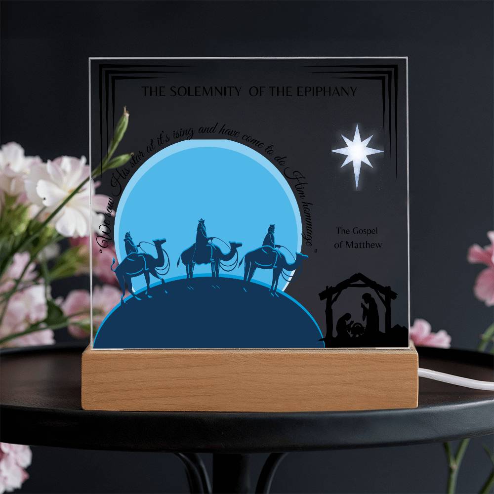 "The Solemnity Of The Epiphany", Acrylic Plaque