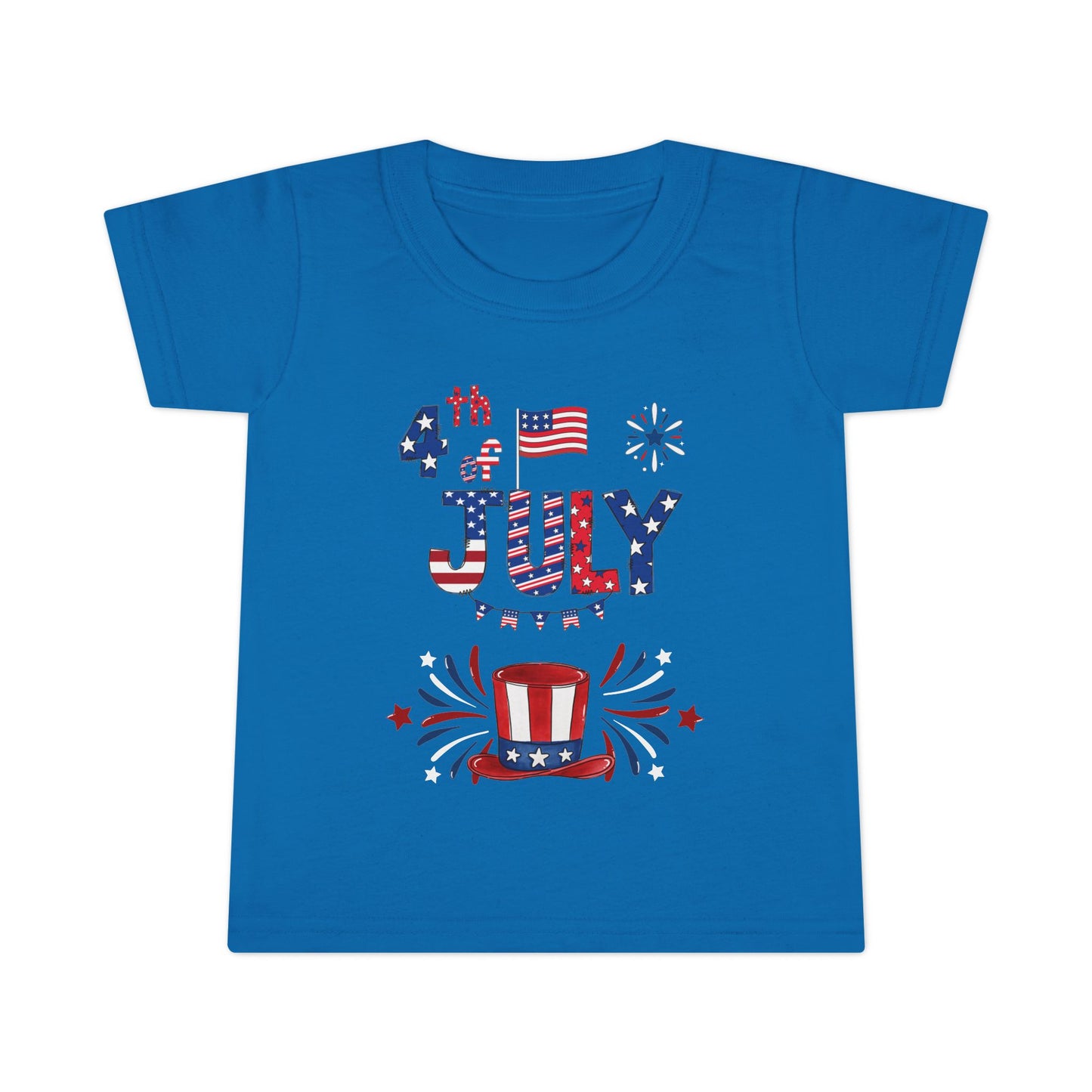 4th of July Toddler T-Shirt — Patriotic USA Stars & Stripes