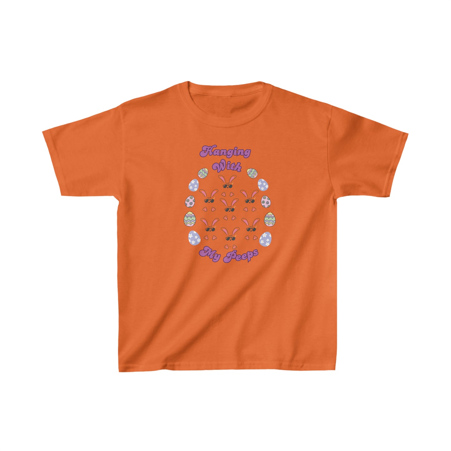 "Hanging With My Peeps" Kids Heavy Cotton™ Tee