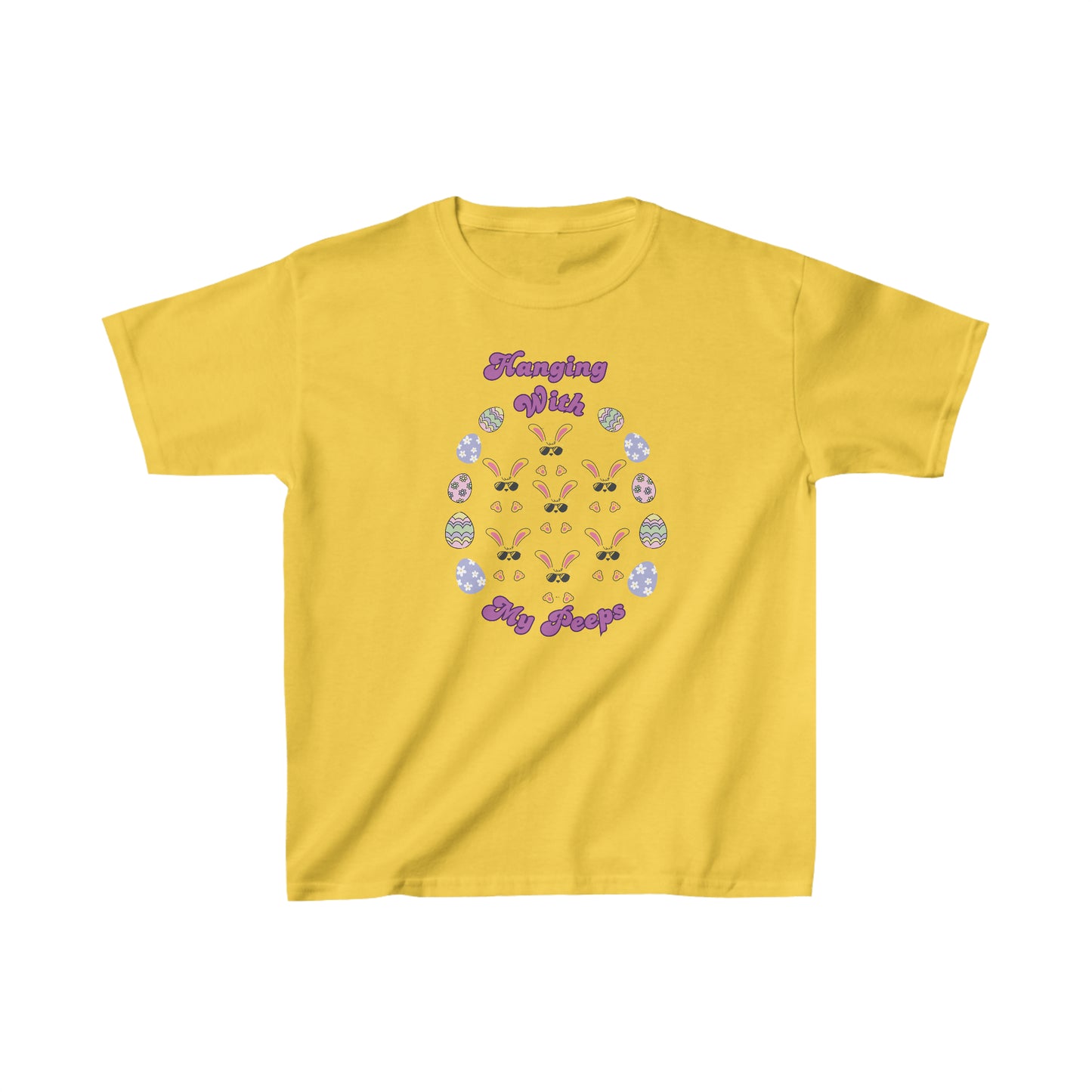 "Hanging With My Peeps" Kids Heavy Cotton™ Tee