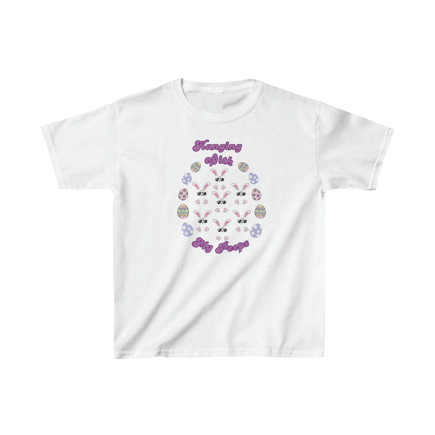 "Hanging With My Peeps" Kids Heavy Cotton™ Tee