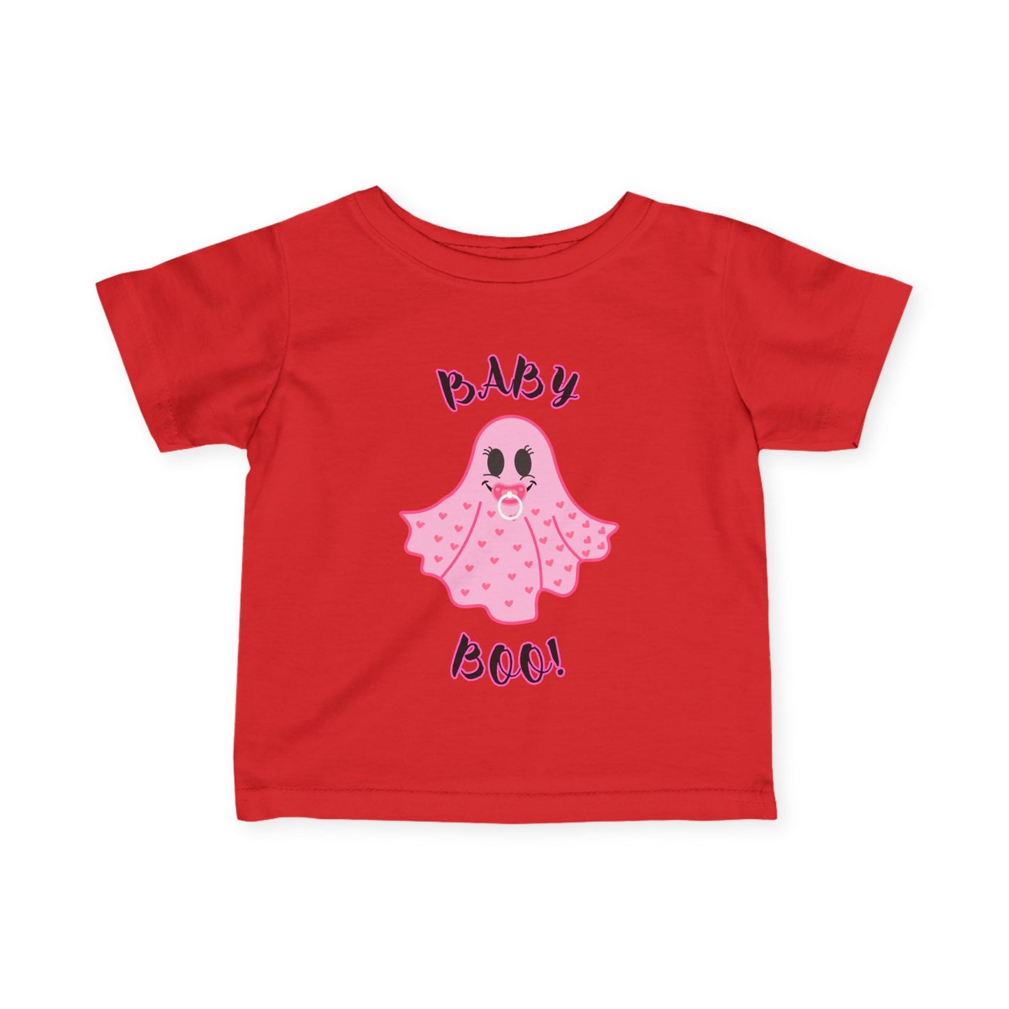 "Baby Boo-Pink" Ghost Infant Halloween Tee!