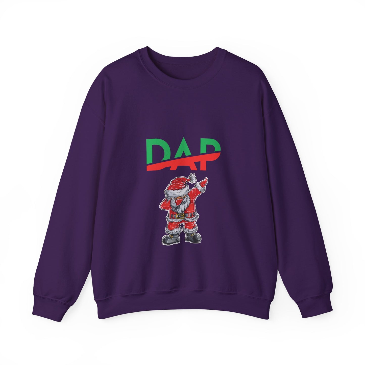 Funny "Dapping Santa", Christmas Sweatshirt. Let him help you spread Xmas cheer!