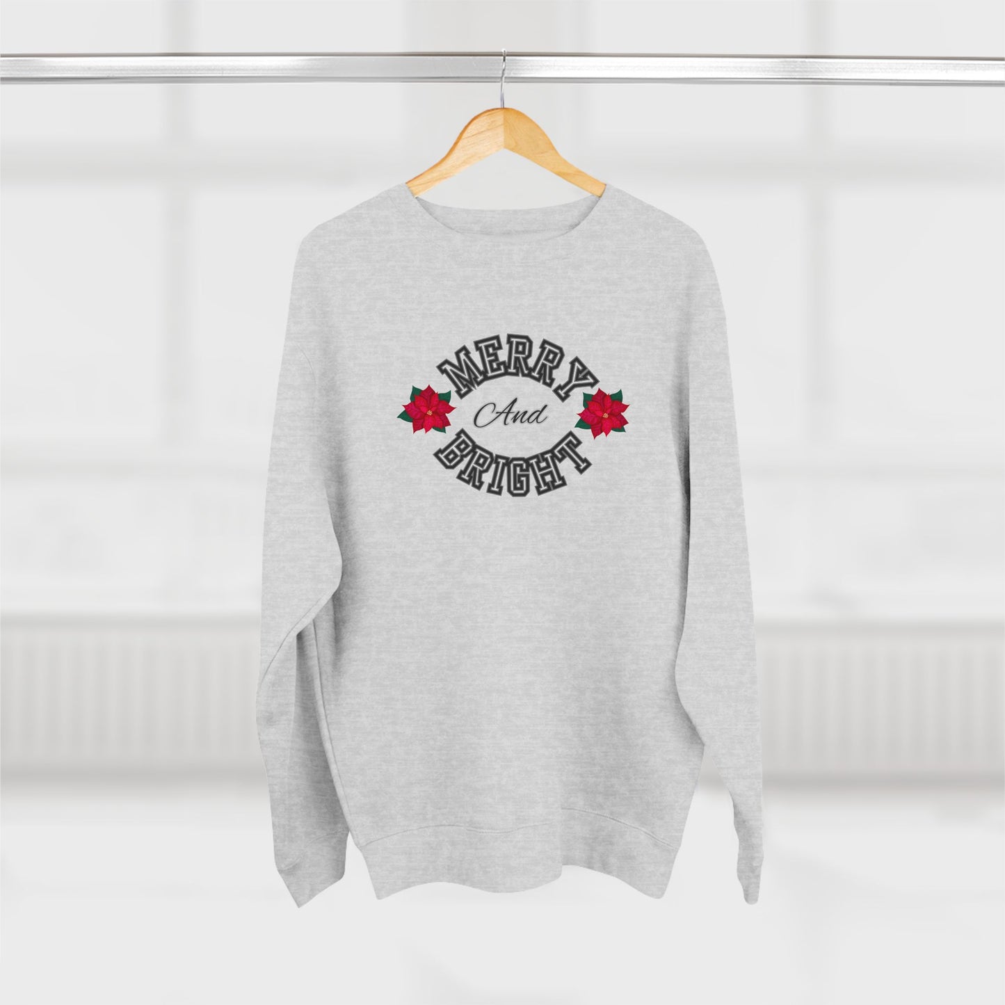 "Merry And Bright" Unisex Crewneck Sweatshirt