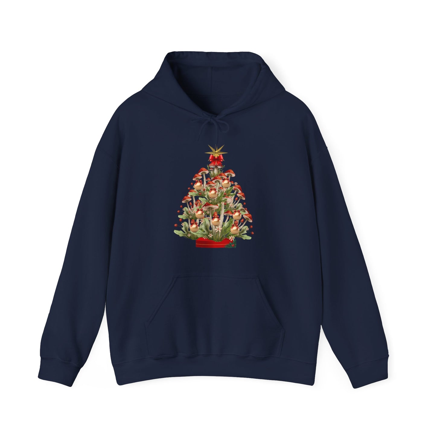 "Merry Mushroom Tree" Unisex Heavy Blend™ Hooded Sweatshirt