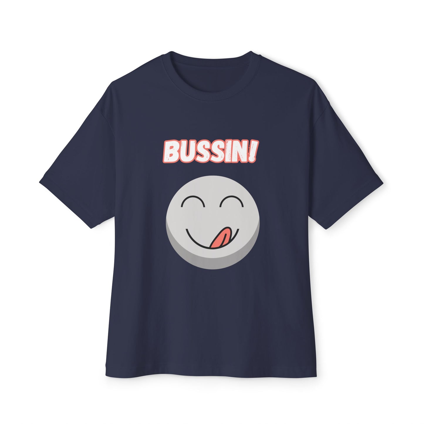 "Bussin", Our  Unisex Oversized Boxy Graphic Tee - A Great Trendy Gift !
