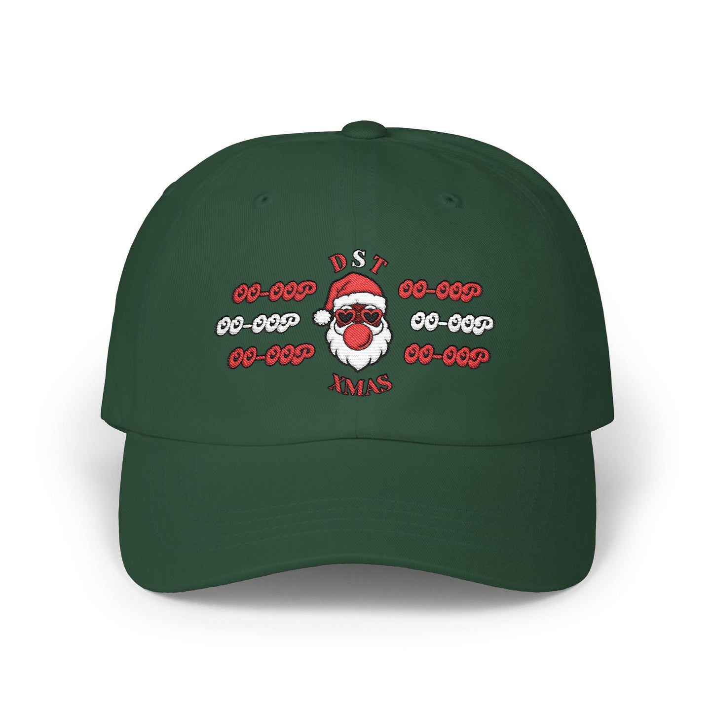 "DSK-Bubble Popping Santa"  Embroidered  lassic Dad Cap"
