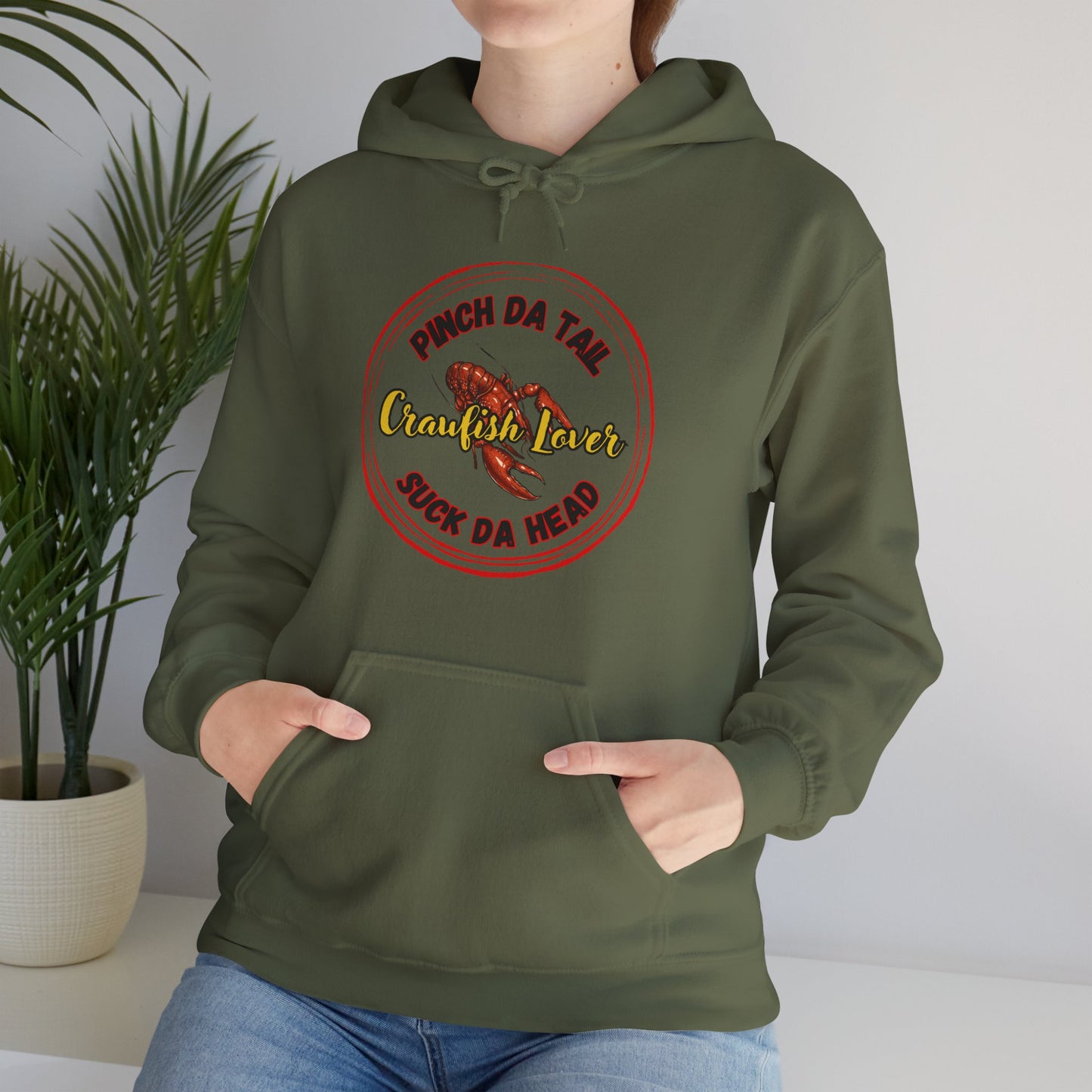"Crawfish Lover" Unisex Heavy Blend™ Hooded Sweatshirt.  This Hoodie Is For "The Crawfish Lover" In You!