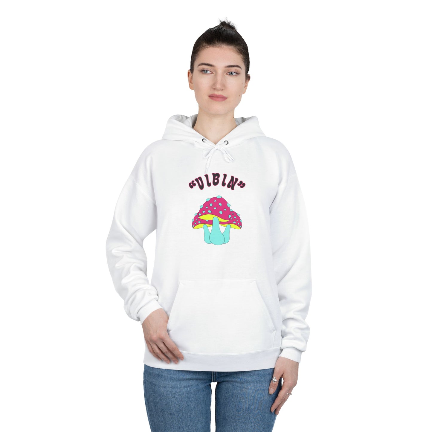"Vibin" Unisex EcoSmart® Pullover Hoodie Sweatshirt