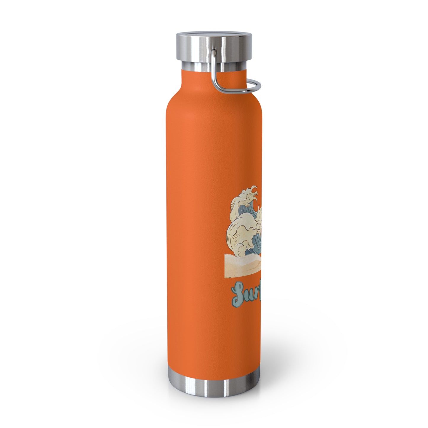"Surfs Up!" Surfer Silhouette 22oz Vacuum Bottle