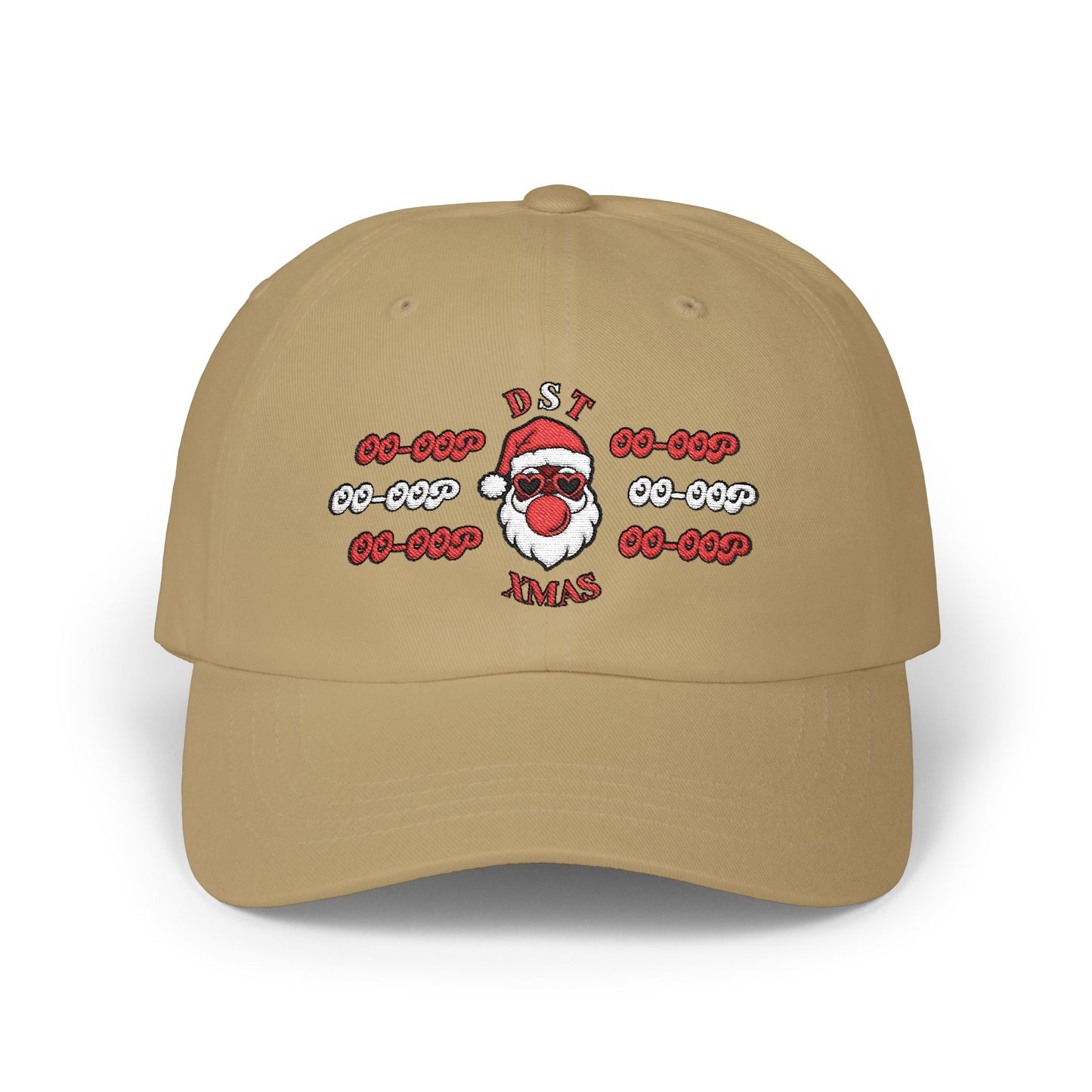 "DSK-Bubble Popping Santa"  Embroidered  lassic Dad Cap"