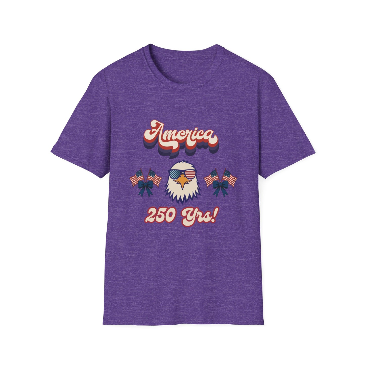 Retro Eagle 4th of July Patriotic T-Shirt — America 250 Years Tee