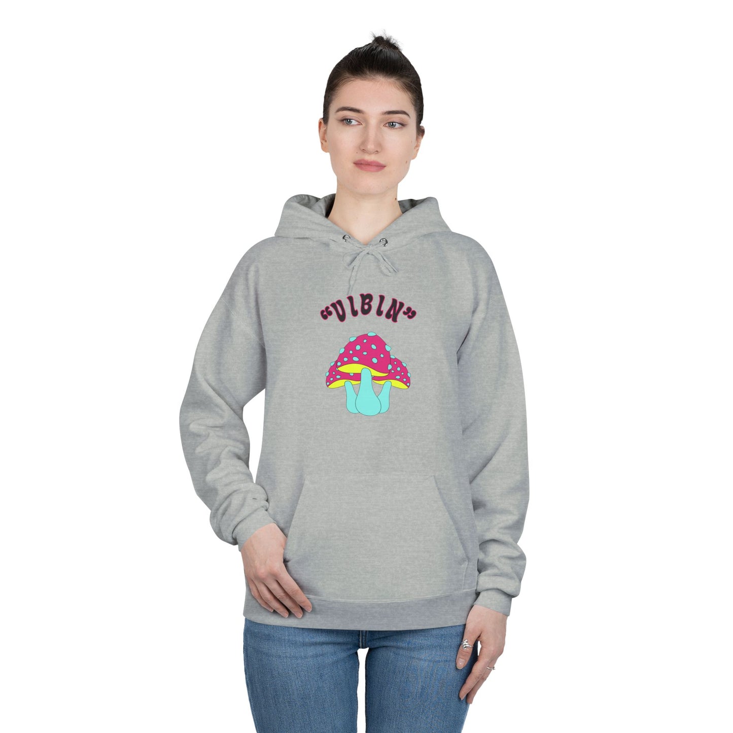 "Vibin" Unisex EcoSmart® Pullover Hoodie Sweatshirt