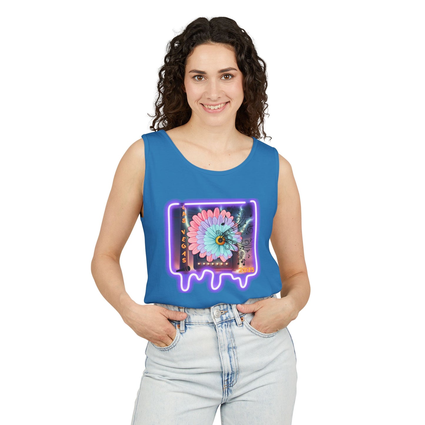 Neon "Las Vegas" 2025"  Unisex Tank Top
