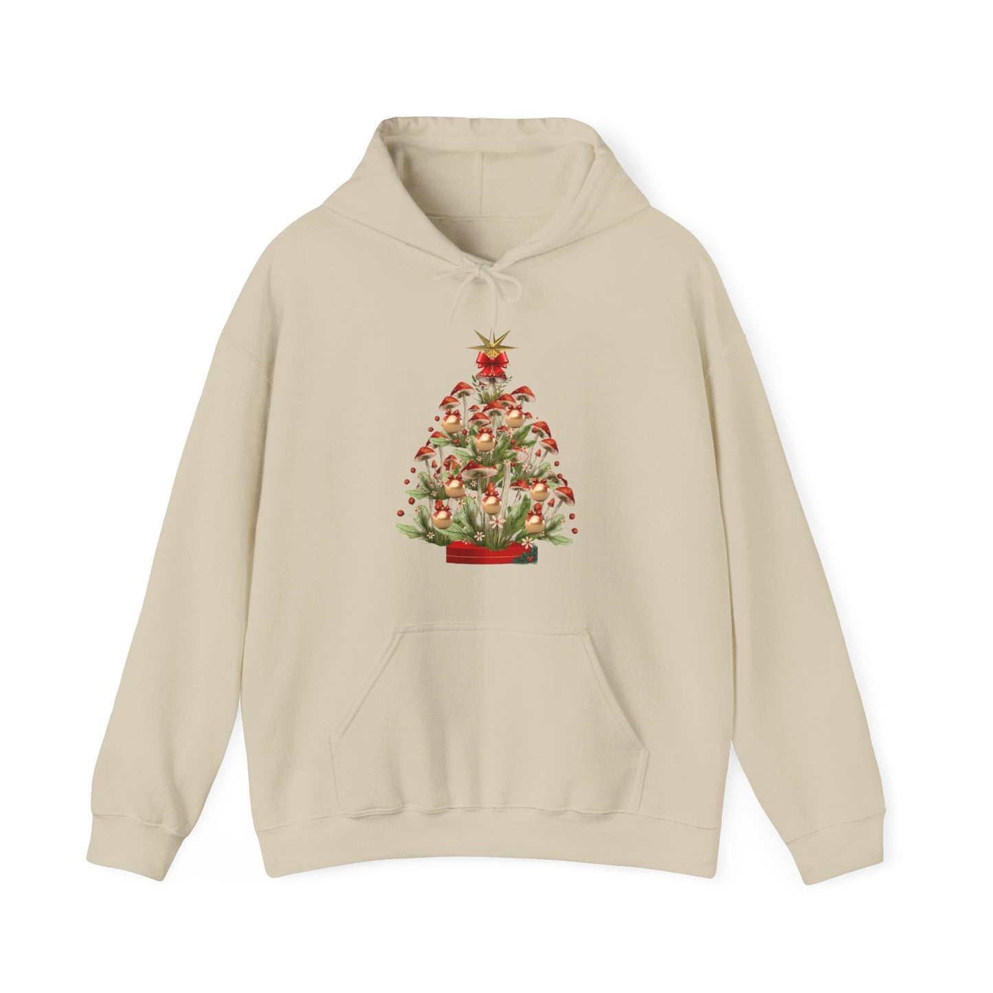 "Merry Mushroom Tree" Unisex Heavy Blend™ Hooded Sweatshirt