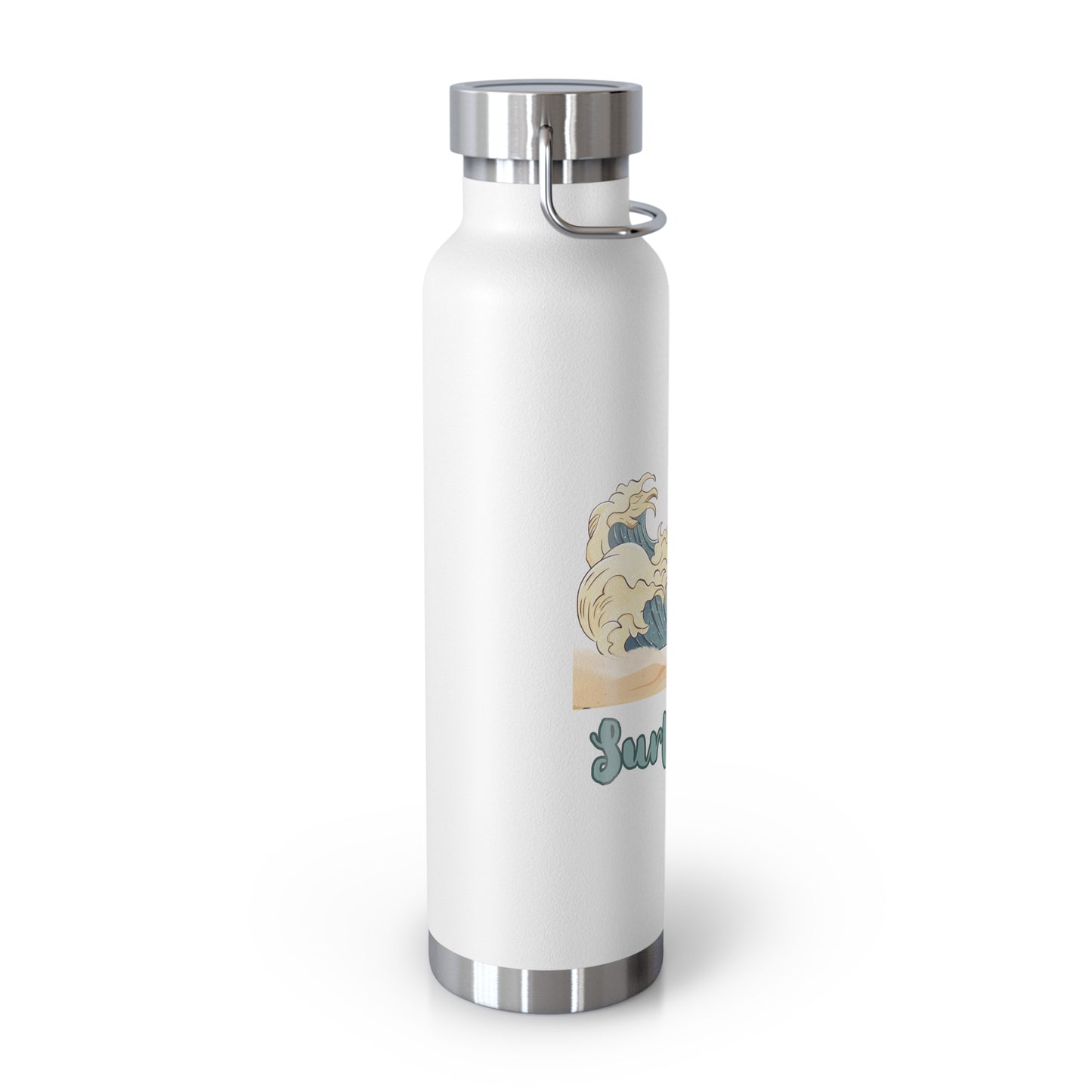 "Surfs Up!" Surfer Silhouette 22oz Vacuum Bottle