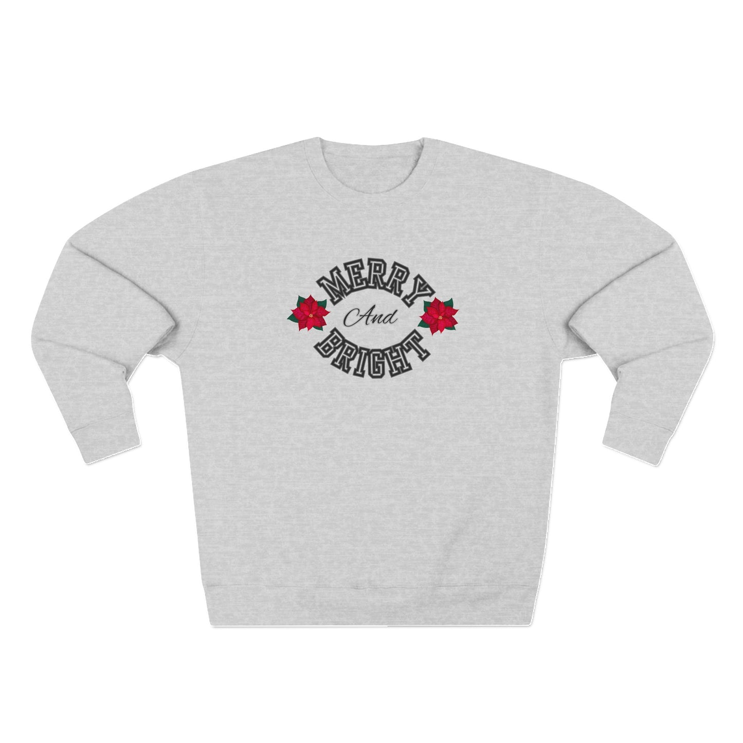 "Merry And Bright" Unisex Crewneck Sweatshirt