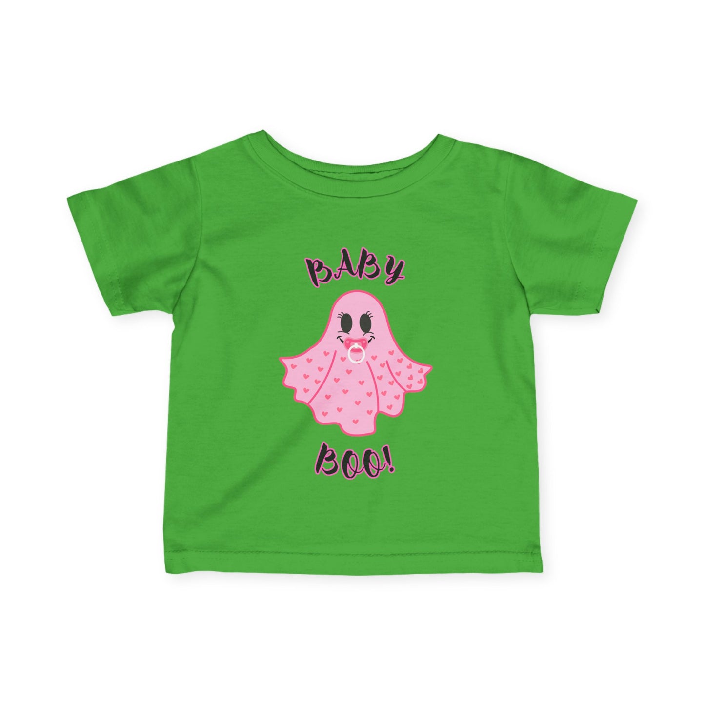 "Baby Boo-Pink" Ghost Infant Halloween Tee!