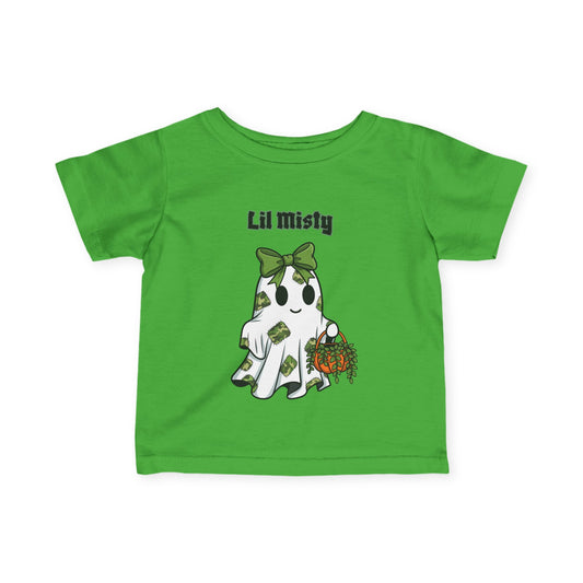 "Lil Misty" Ghost Infant Tee - Cute Baby Halloween Shirt!