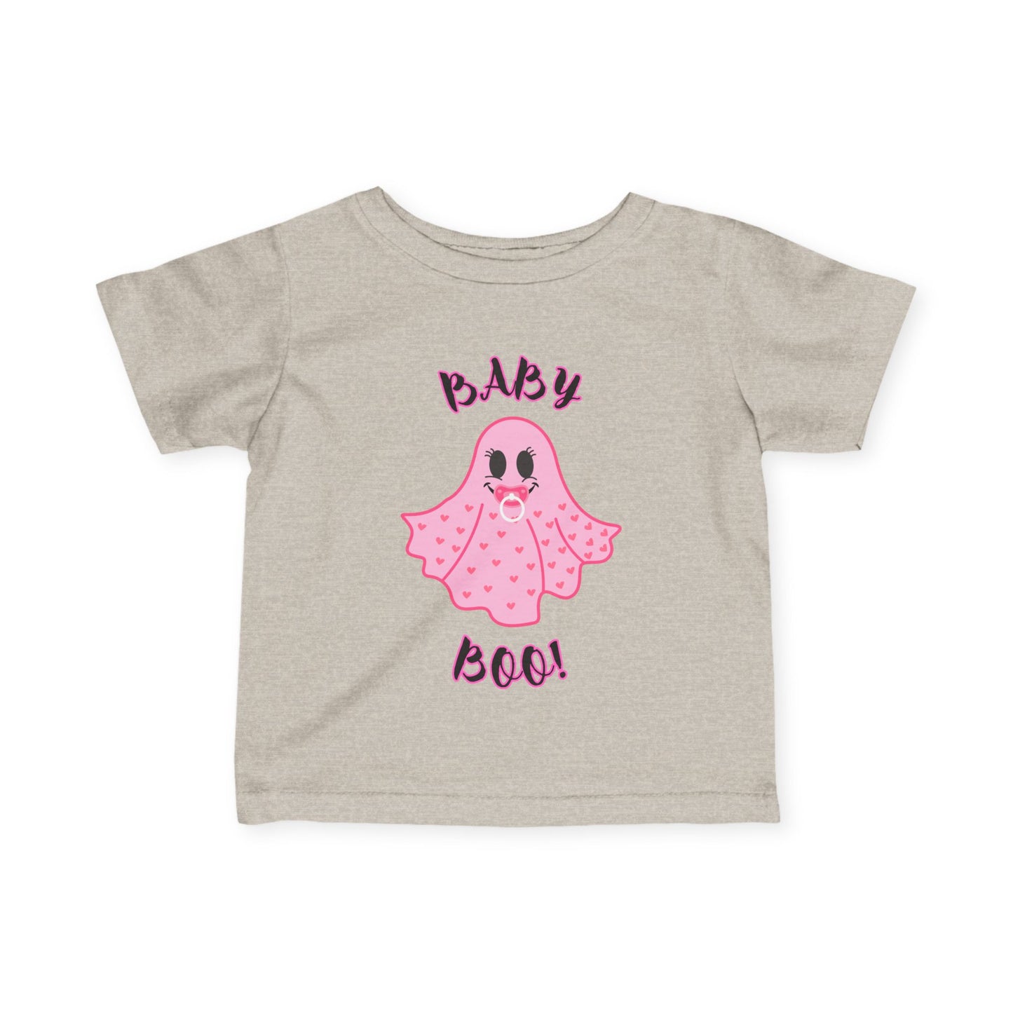 "Baby Boo-Pink" Ghost Infant Halloween Tee!