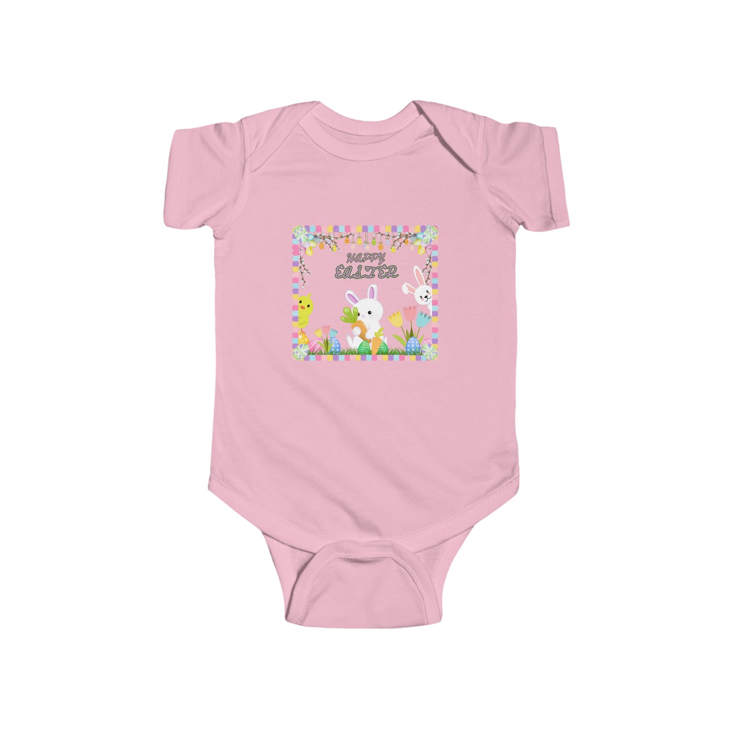 "Happy Easter" Infant Jersey Bodysuit