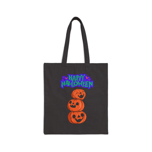 "Happy Halloween Pumpkins" Reusable Trick or Treat Bag