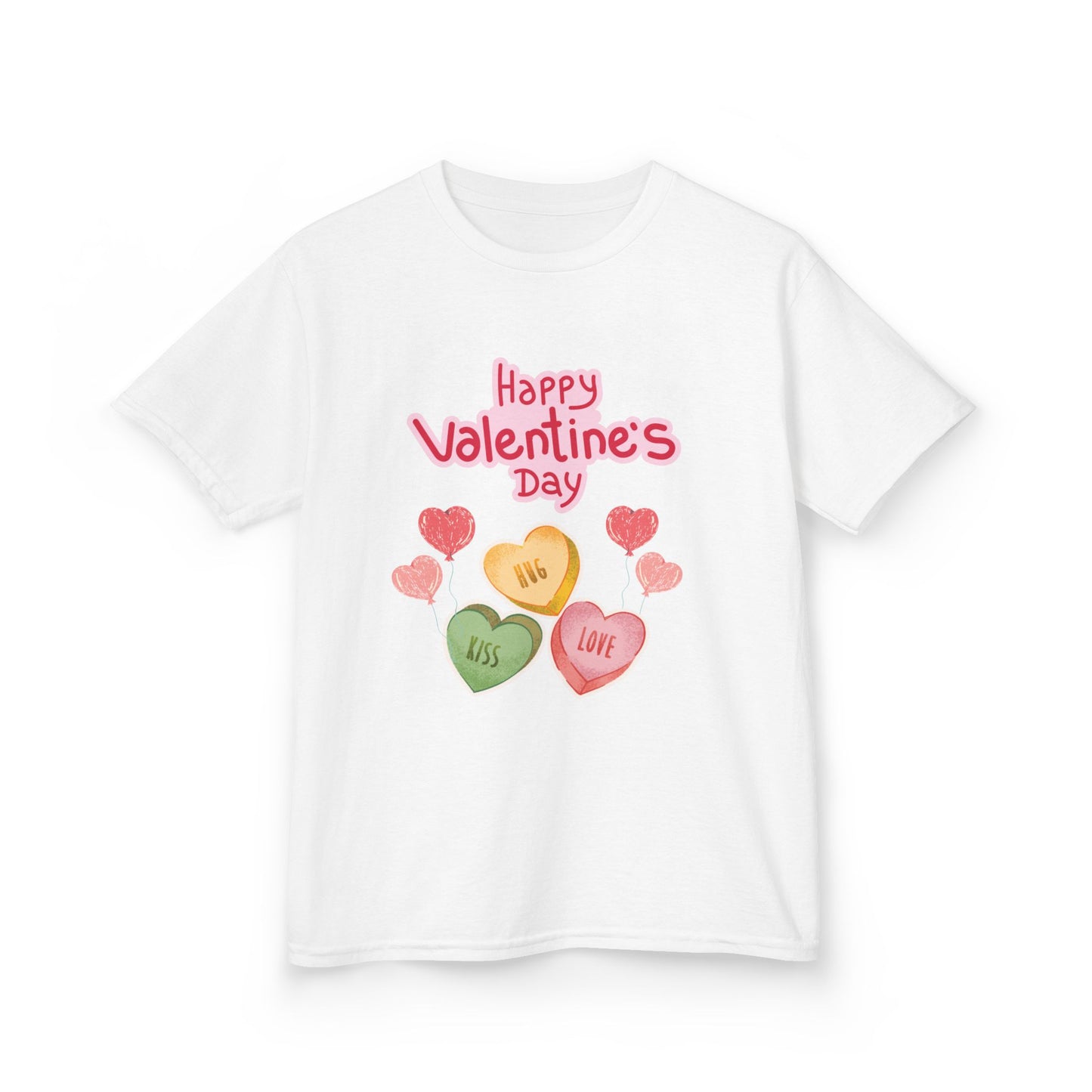 "Happy Valentine's Day-Candy Hearts" Youth Tee — These Adorable Candy Hearts Are A  Nostalgic Favorite!