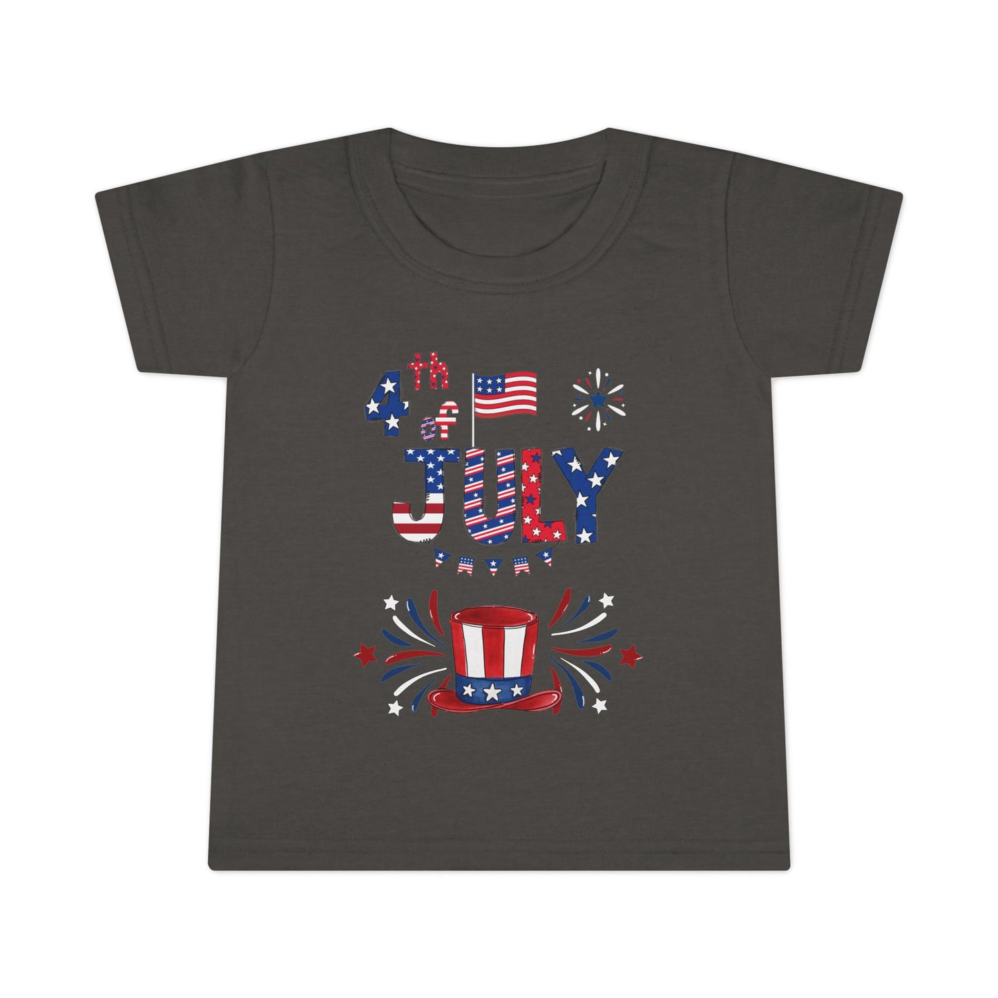 4th of July Toddler T-Shirt — Patriotic USA Stars & Stripes