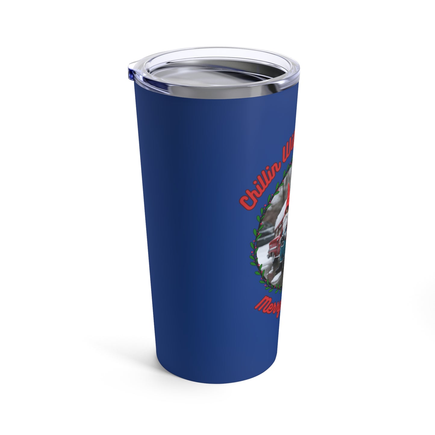 "Chilllin With The Homeez"  Blue Tumbler ,20 oz