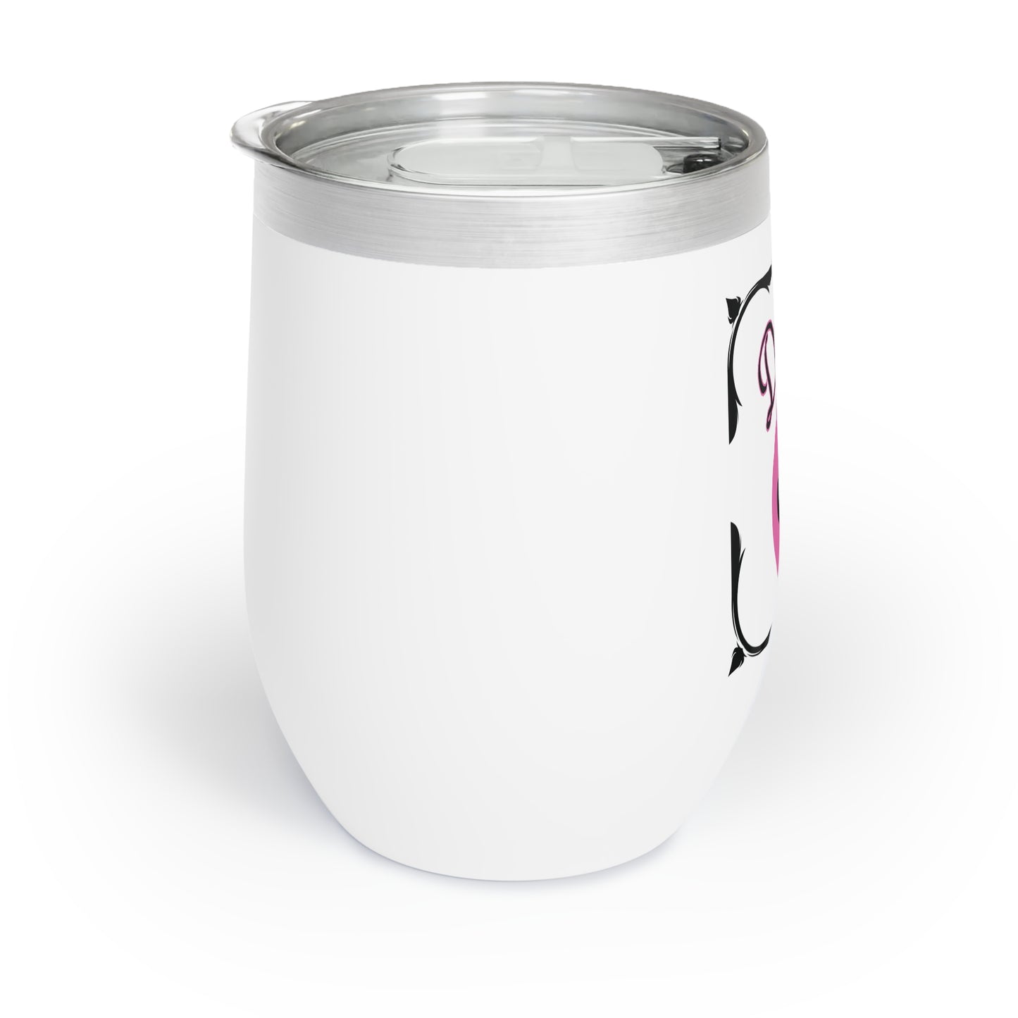 "Dawlin", Chill Wine Tumbler In White.  A Great Gift For The "Southern Ladies" to Enjoy Their Chilled Vino Or Cocktail Conveniently in Style! !